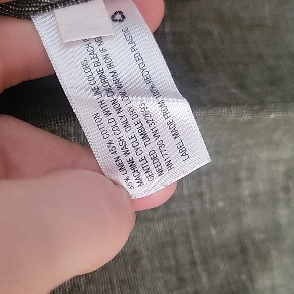 2/$15 Linen/Cotton Blebln Short Sleeved Button Down XL - Picture 5 of 5